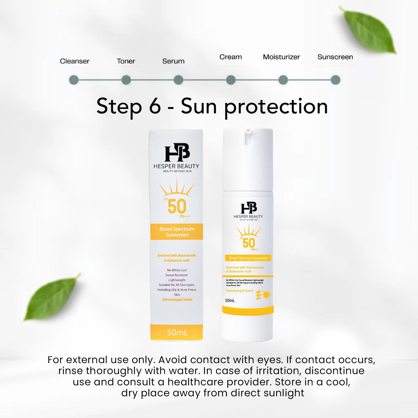 Broad Spectrum Sunscreen SPF 50 PA+++