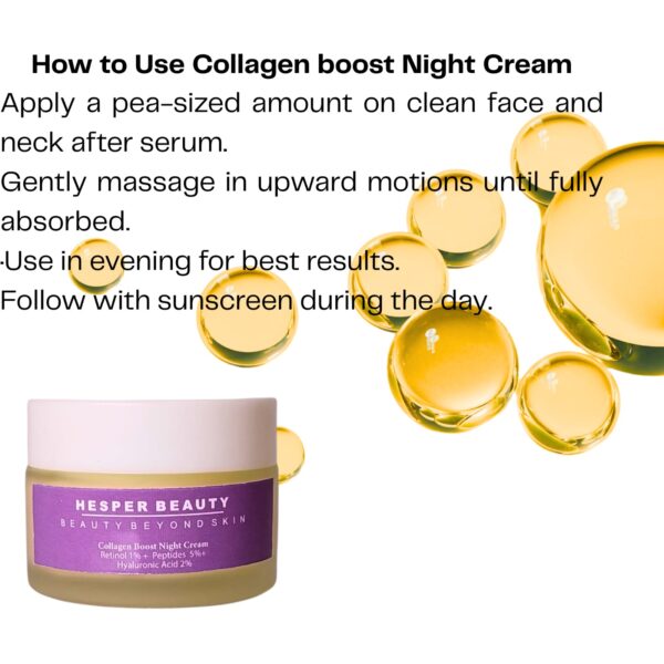 Collagen Boost night cream - Image 4