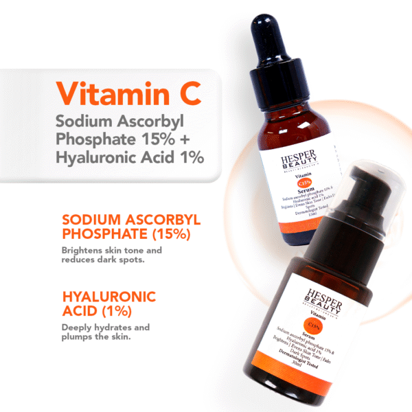 Vitamin C (Sodium Ascorbyl Phosphate 15% + Hyaluronic Acid 1%) - Image 3